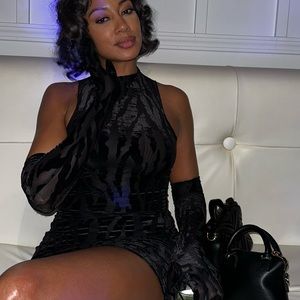 Naked wardrobe dress worn once! Gloves not included